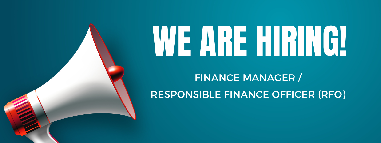 We Are Hiring - Finance Manager (part-time 21 hours per week)