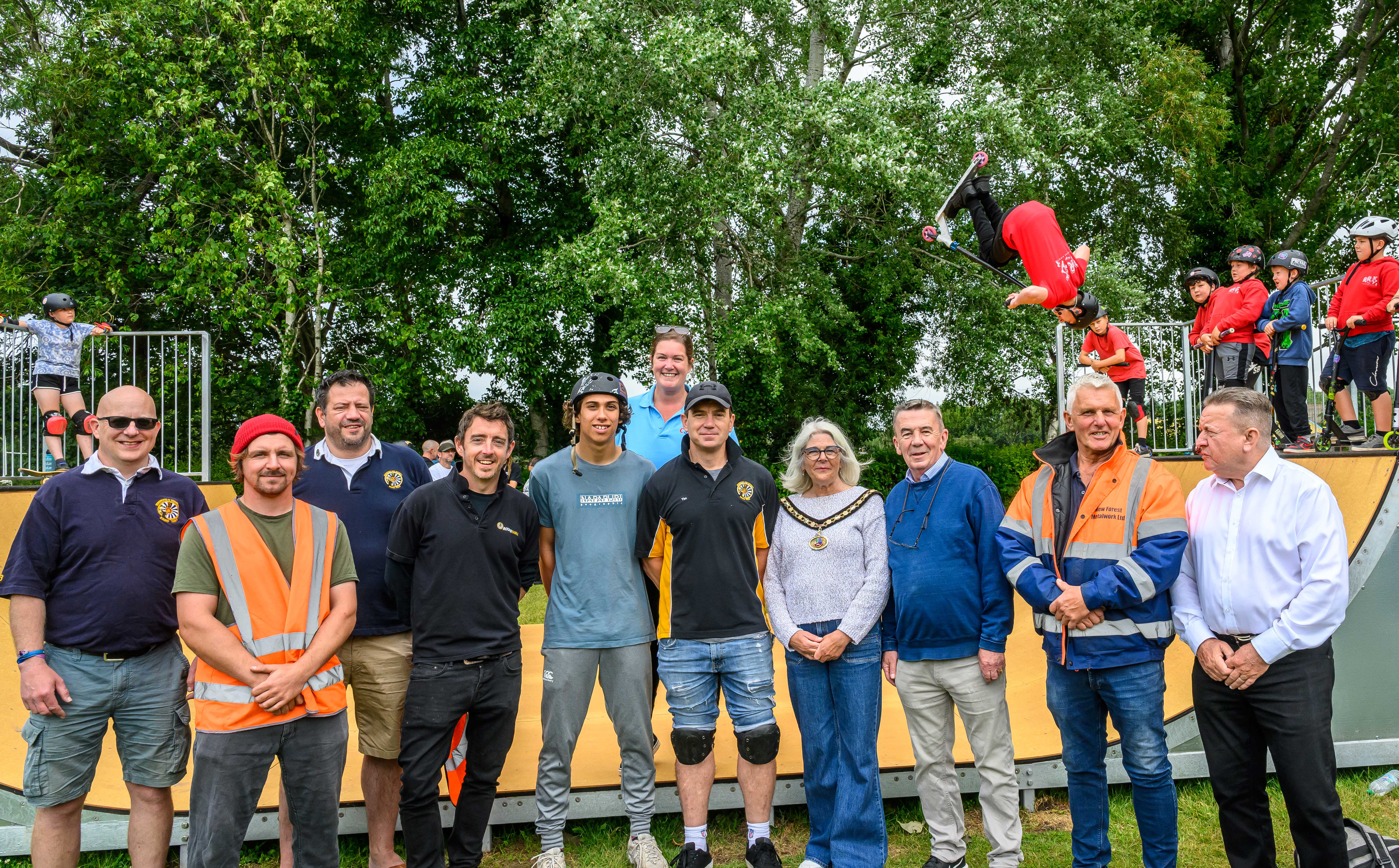 New Skate Ramp Officially Opens at North Poulner Play Area