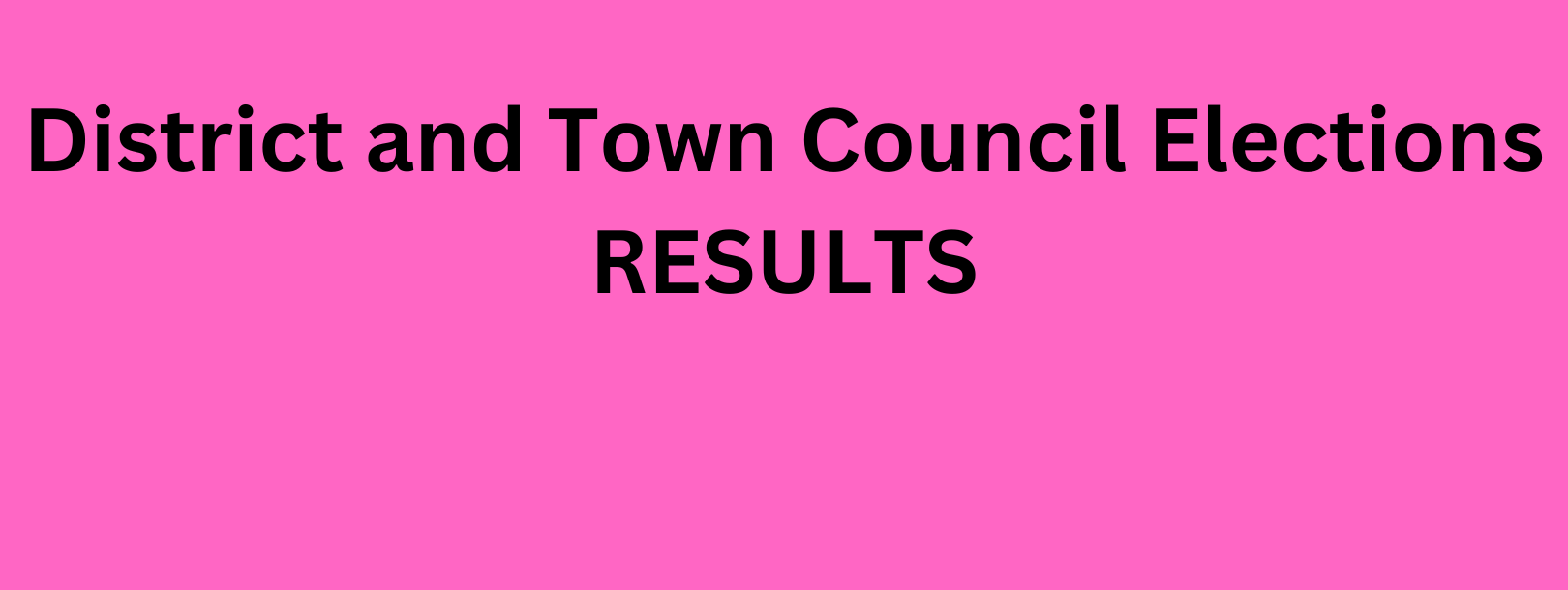 Town and Parish Council Elections - 2023 Results